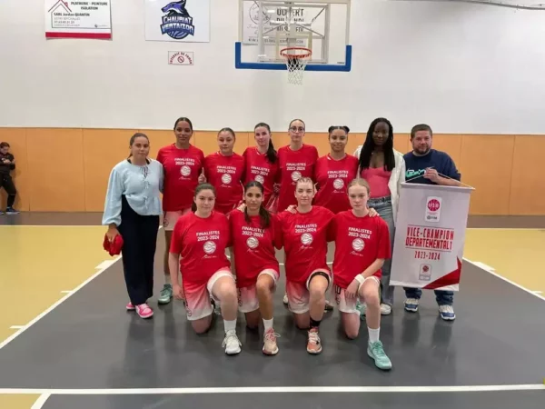 Notre équipe de U18 filles du BasketBall Brivadois, saison 2023-2024.