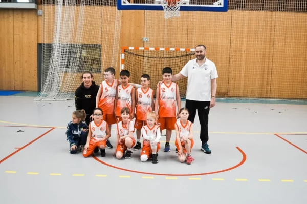 Photo de l'équipe U9 de Brioude lors de la u9 party 2024.