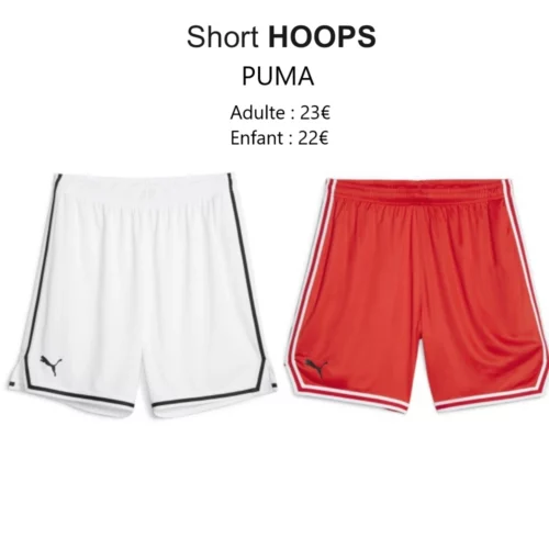 Short Puma Basketball Brivadois.